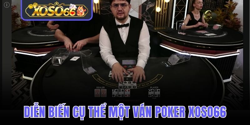 Diễn biến cụ thể một ván poker Xoso66