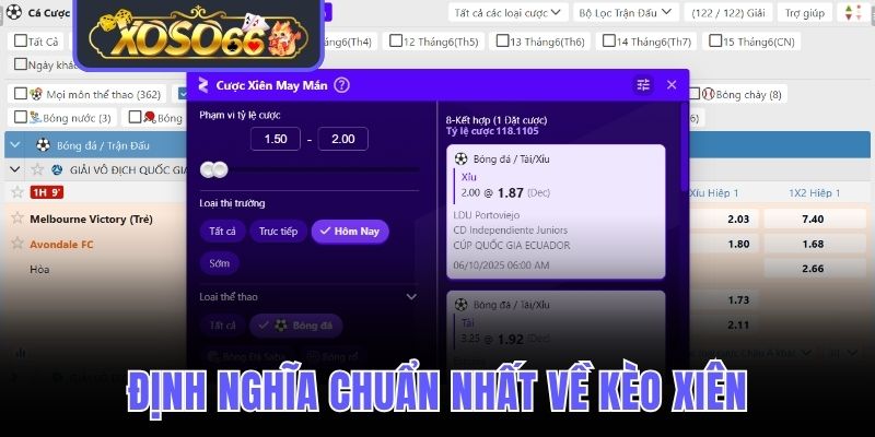 Định nghĩa chuẩn nhất về kèo xiên