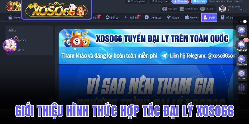 Giới thiệu hình thức hợp tác đại lý Xoso66