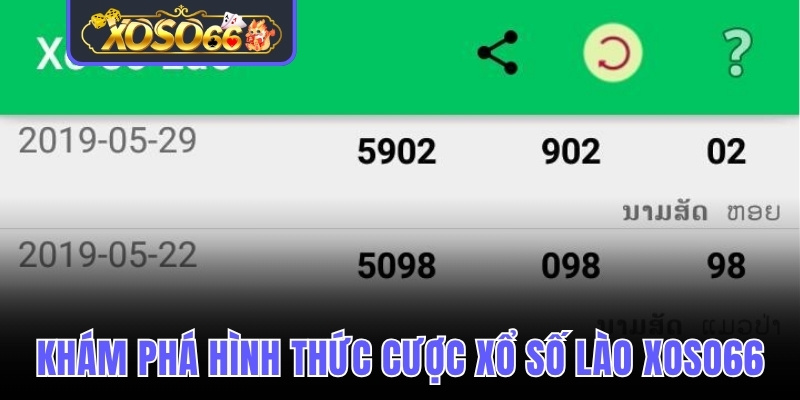 Khám phá hình thức cược Xổ Số Lào Xoso66